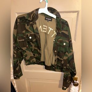 Kittenish camo jacket
